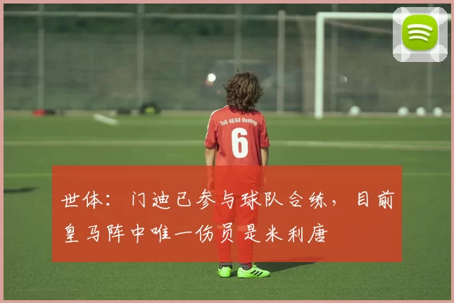 世体:门迪已参与球队合练,目前皇马阵中唯一伤员是米利唐